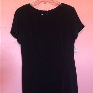 Black midi Talbots dress